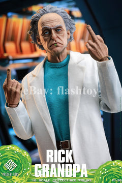 Presale PRESENT TOYS PT-sp90 1/6 Rick Grandpa 12" Male Action Figure Model Toy