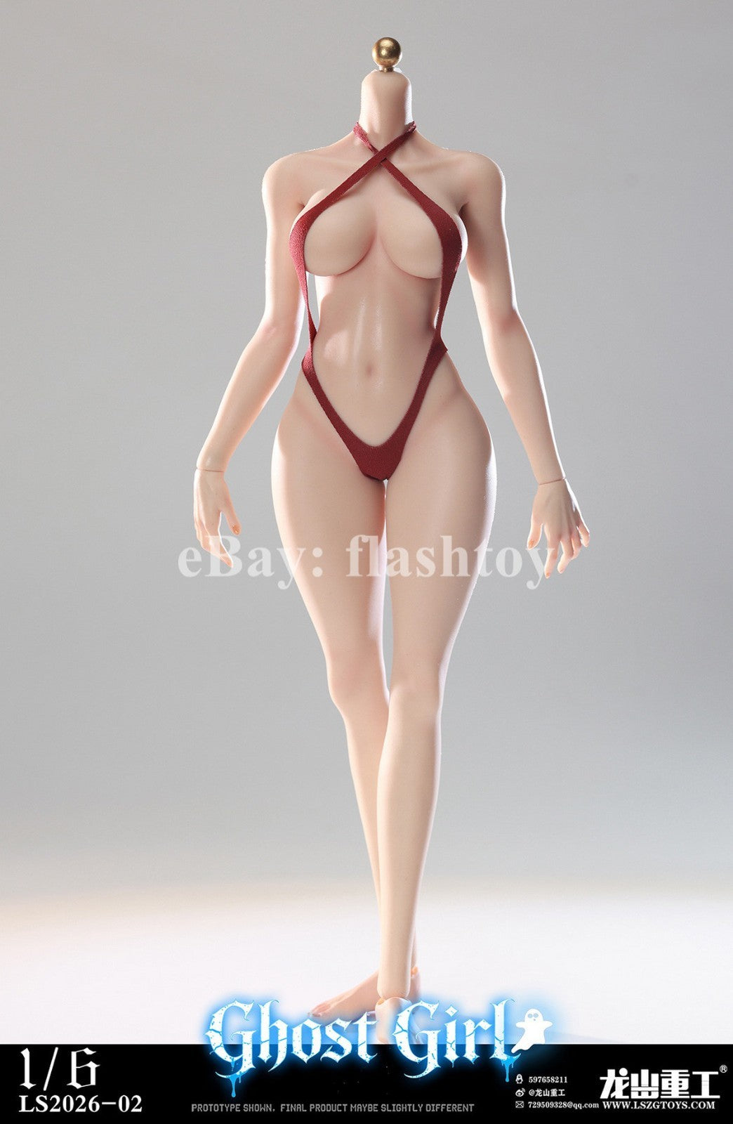 Presale Longshan LS2026-02 1/6 Ghost Girl Luna Female Action Figure Cosplay Ver.