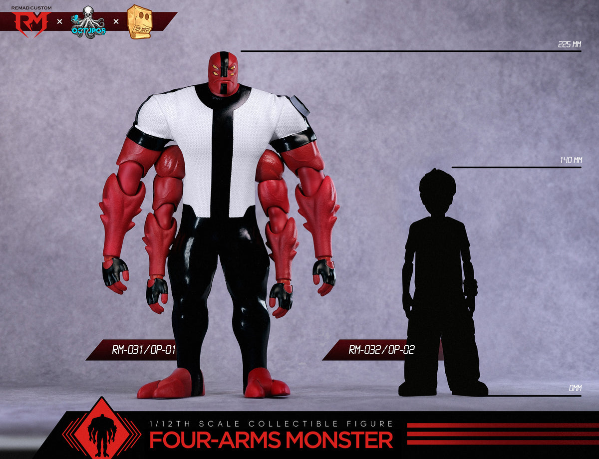 Presale RemadCustom RM031 1/12 The Ben Four Arms Monster Alien 10 Action Figure