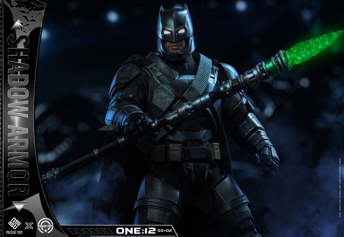 PRESENT TOYS SS-02 1/12 Bat Man Shadow Armor Collectible Male Action Figure Toy