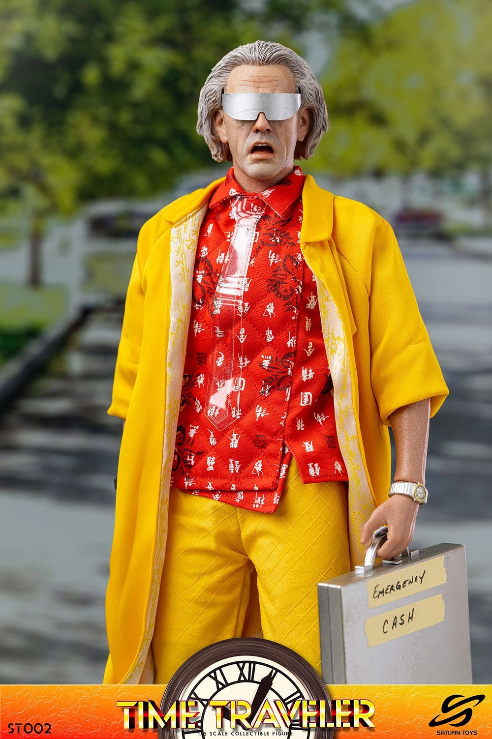 Saturn Toys ST002 1/6 Time Traveler Dr. Brown Male Action Figure Model Toy