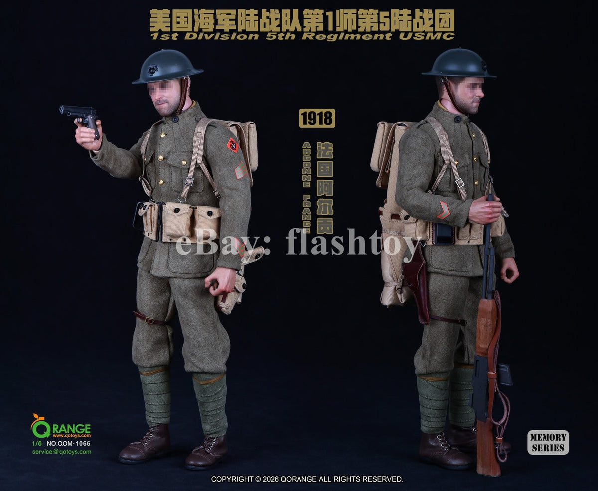 Presale QORANGE QOTOYS QOM-1066 1/6 USMC 1st Division 5th Regiment Accessories