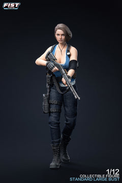 Presale Fist Toys FIST-002 1/12Resident Zombie Evil Crisis Doomsday Cop Jill Policewomen Valentine Standard Large Bust