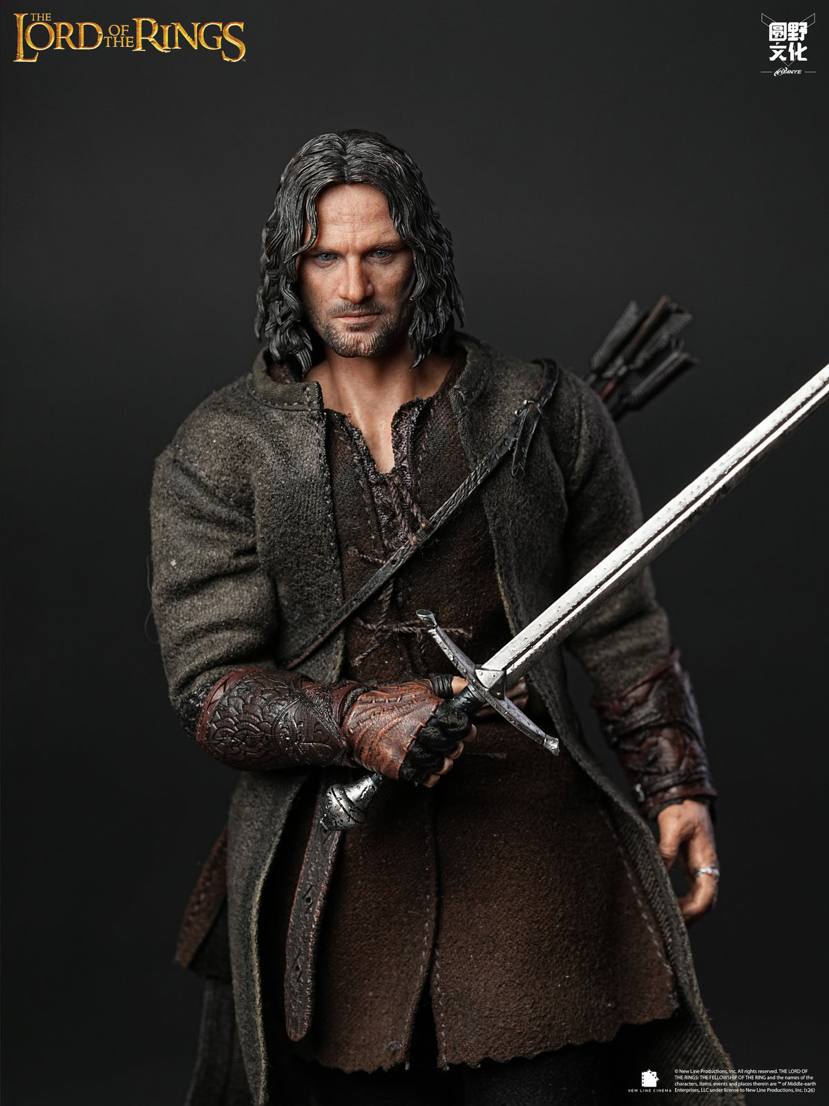Presale YUANYE 1/12 The Lord of the Rings Aragorn II Action Figure Collector’s Ver.