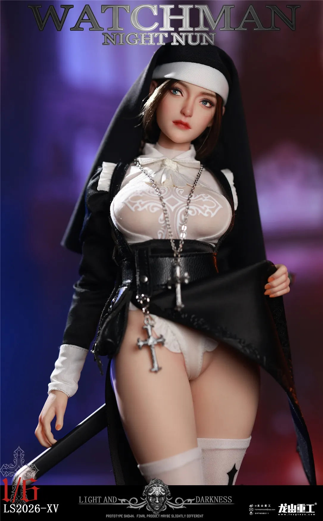 Presale Longshan LS2026-XV-A 1/6 Redemption of the Night Nun Figure Deluxe Ver.