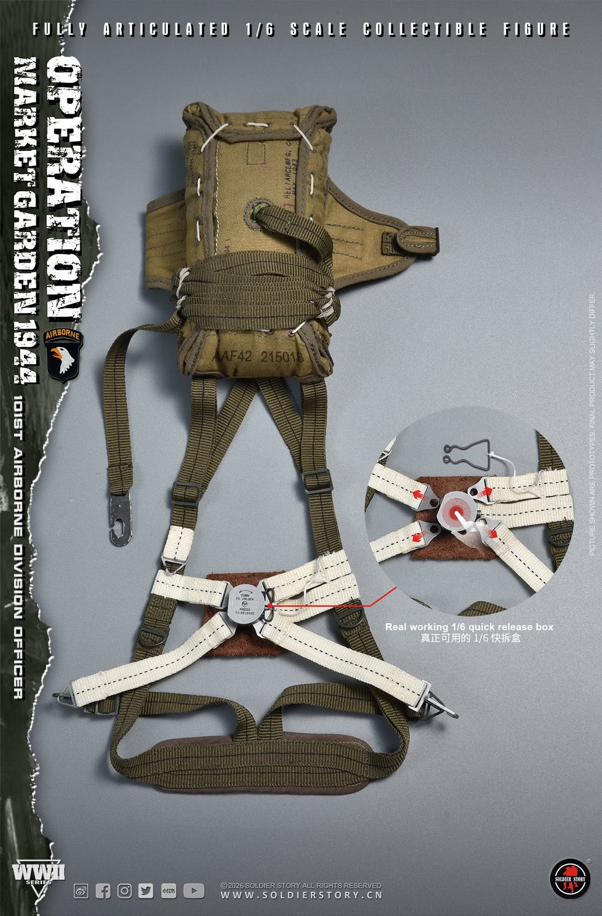 Presale SoldierStory SS145 1/6 Operation Market Garden Officer Action Figure Toy