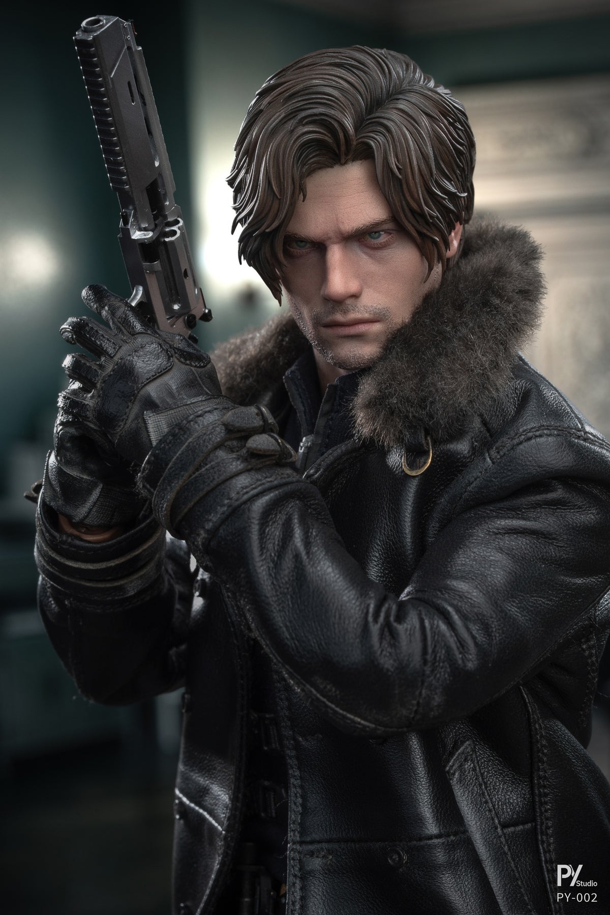 Presale PY Studio PY002 1/6 Resident Zombie Evil Crisis Agent Leon Action Figure
