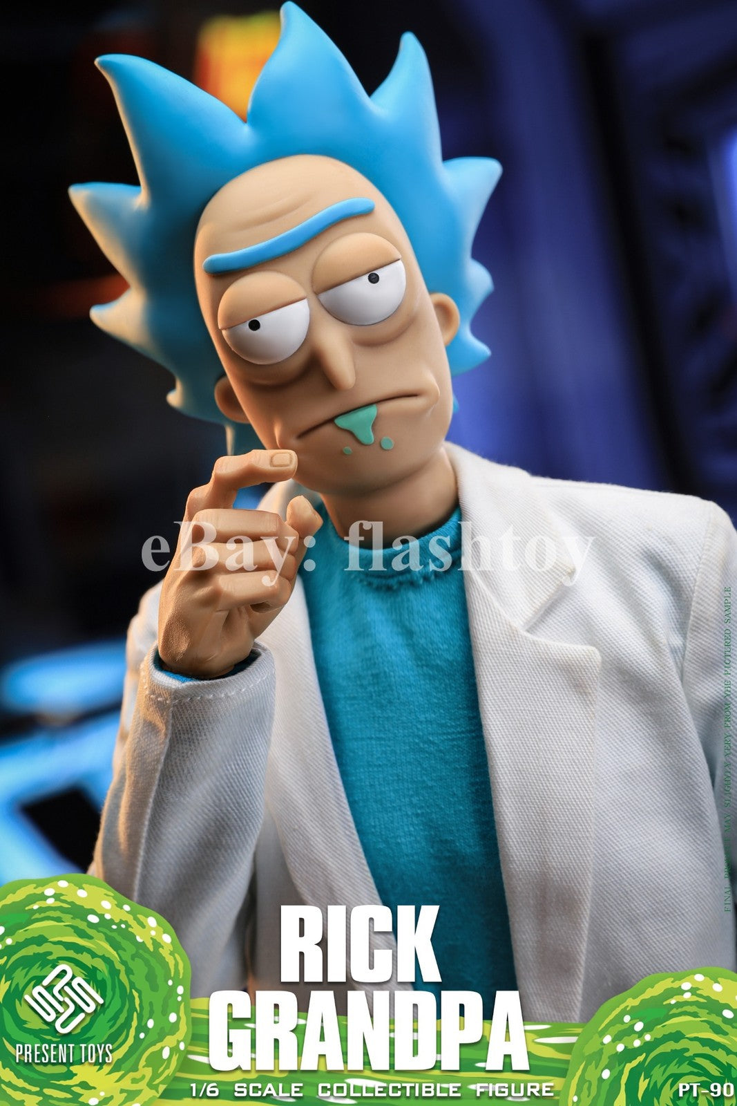 Presale PRESENT TOYS PT-sp90 1/6 Rick Grandpa 12" Male Action Figure Model Toy