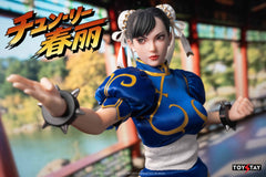 Presale TOYSTAY TS-011A 1/6 Kung Fu Girl Chun Li Female Action Figure Toy Blue Ver.