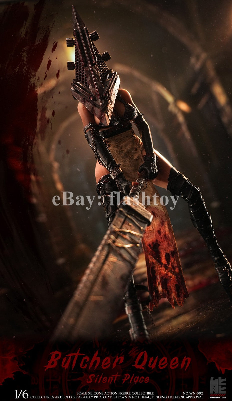 Presale Wanneng Toys WN-002A 1/6 Quiet Place Butcher Queen Female Action Figure