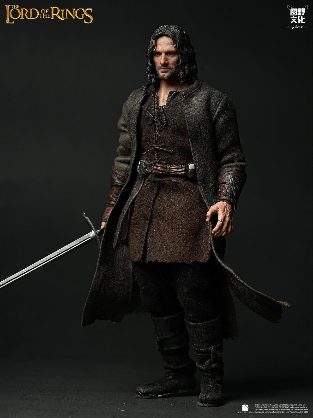 Presale YUANYE 1/12 The Lord of the Rings Aragorn II Action Figure Collector’s Ver.