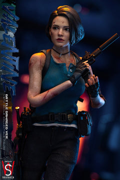 SWTOYS FS073 1/6 Resident Zombie Evil Crisis Jill Figure Toy Battle Damaged Ver.