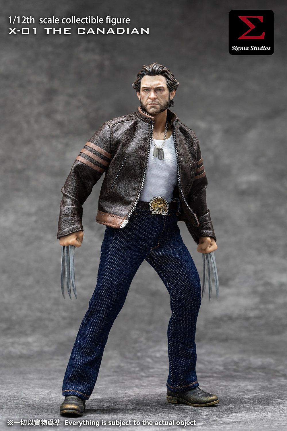 Presale Sigma Toys X-01 1/12 The Canadian Logan Collectible Action Figure Model