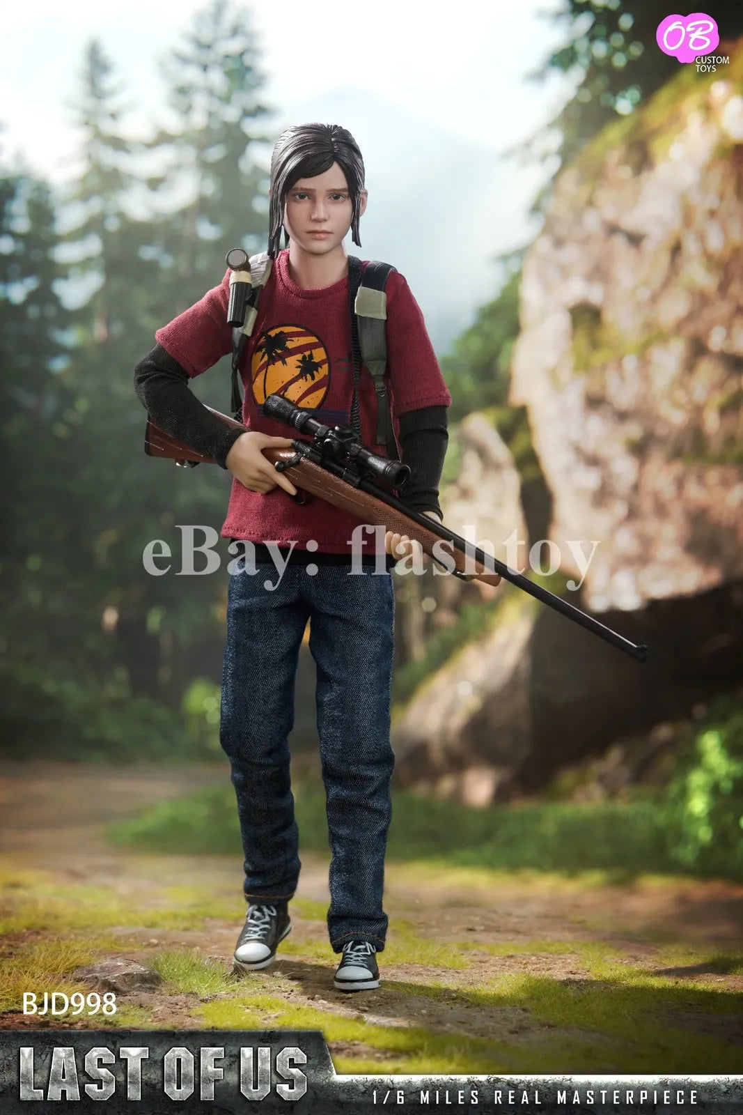 Presale OB CUSTOM TOYS BJB998 1/6 The Last Survivor Ellie Action Figure Model