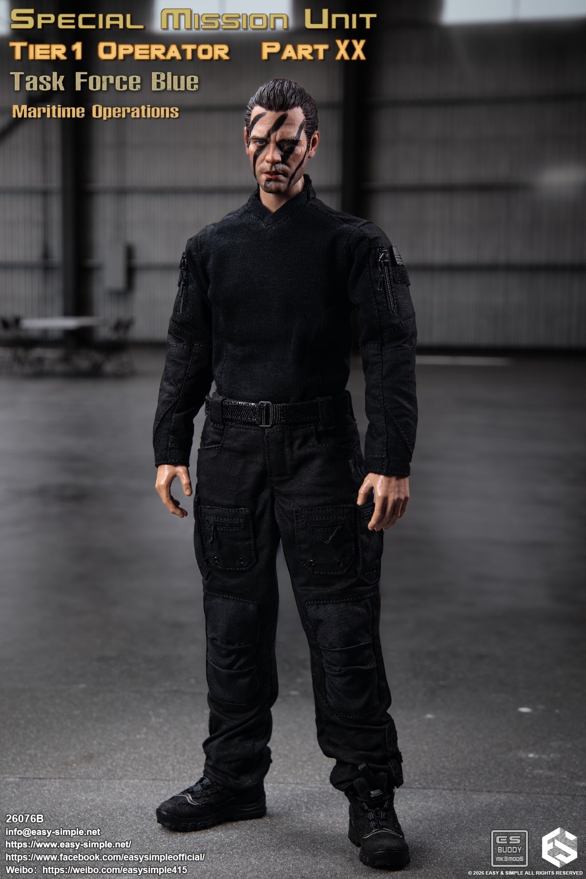 Presale Easy&Simple 26076B 1/6 Special Mission Unit Tier1 Operator Action Figure