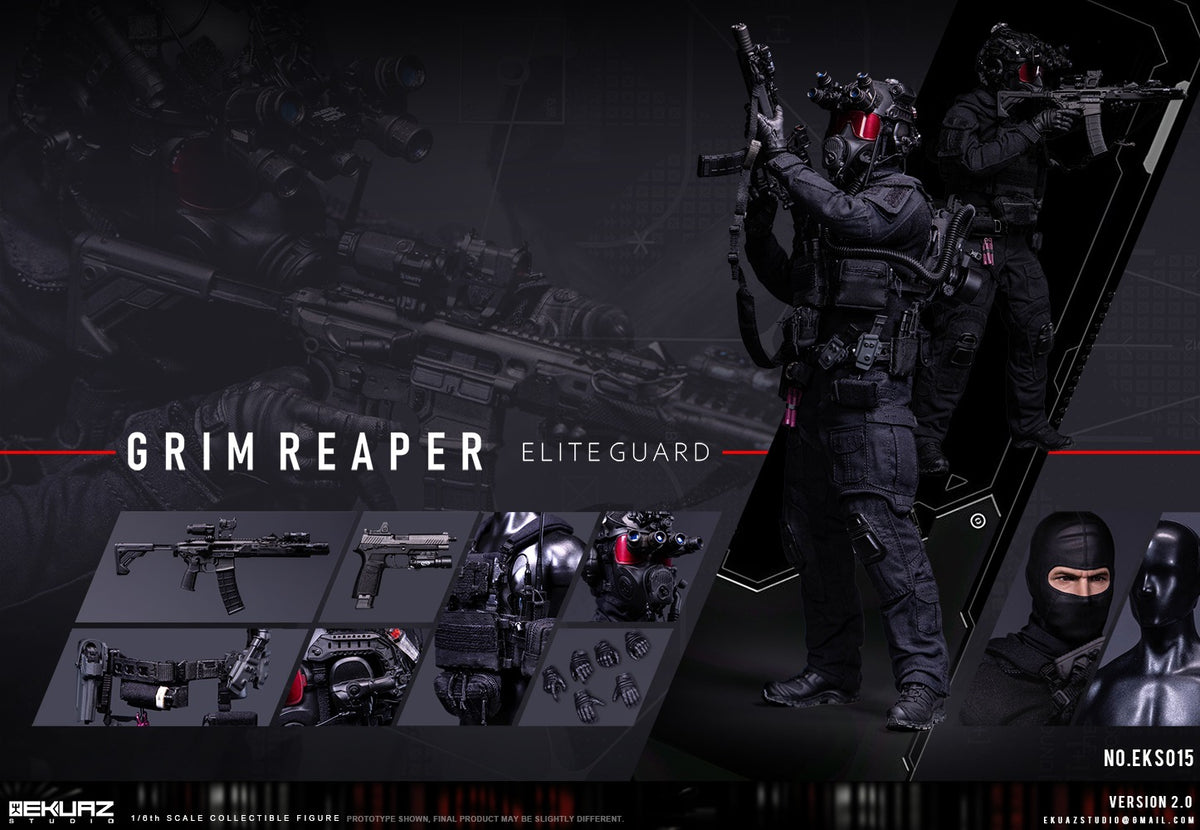 Presale EKUAZ STUDIO EKS015 1/6 Resident Zombie Evil Crisis Grim Reaper 2.0 Hunk
