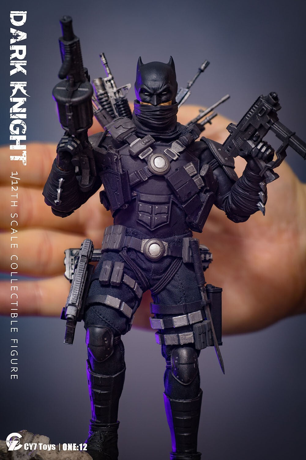 CY7 Toys 1/12 Dark Knight 6" Collectible Male Action Figure Model Toy