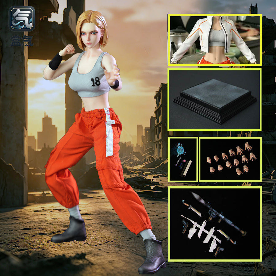 Vorverkauf BoxQi Studio HQ03 1/6 Dragon Fighter Ball Android 18 Actionfigur Spielzeug
