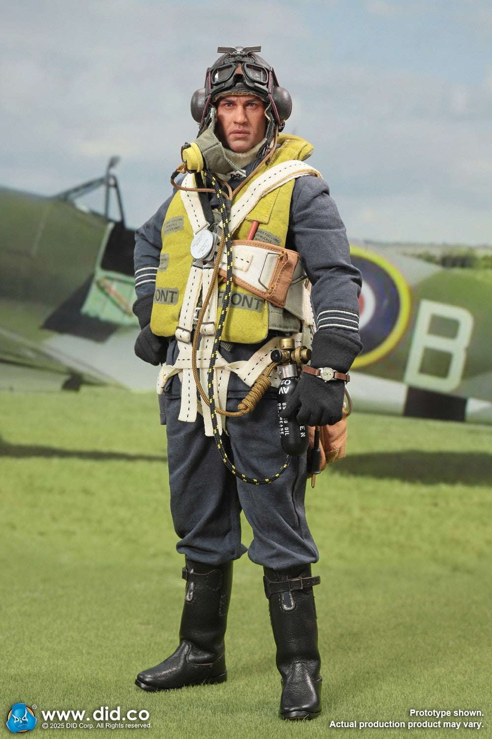 DID K80187 1/6 WWII British Pilot Squadron Leader Tom Action Figure Model Toy