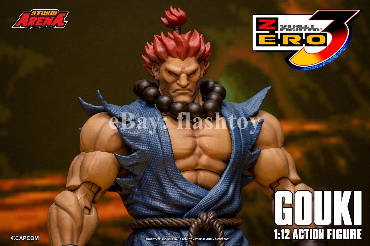 Presale STORM ARENA SFSA07 1/12 Street Fighter Zero 3 Gouki Action Figure Model