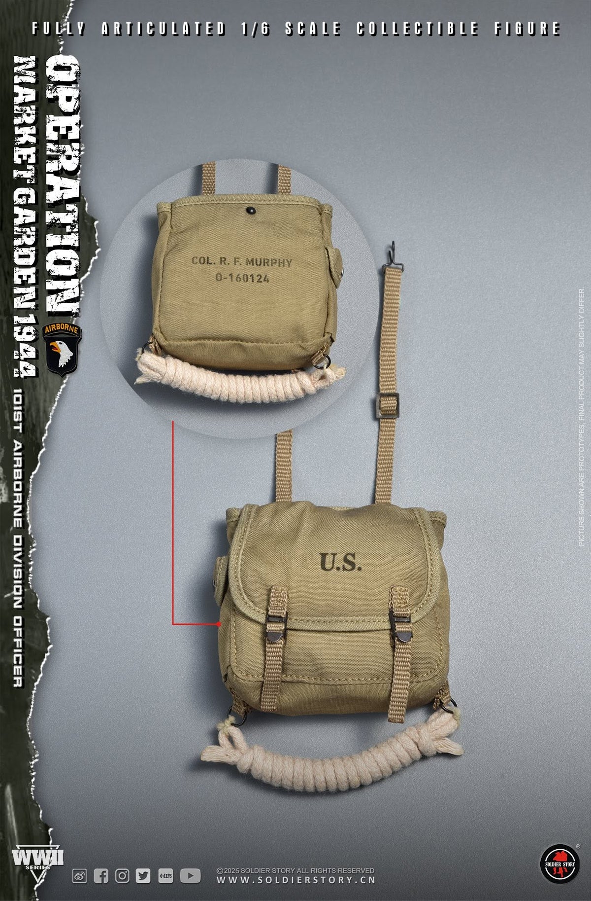 Presale SoldierStory SS145 1/6 Operation Market Garden Officer Action Figure Toy