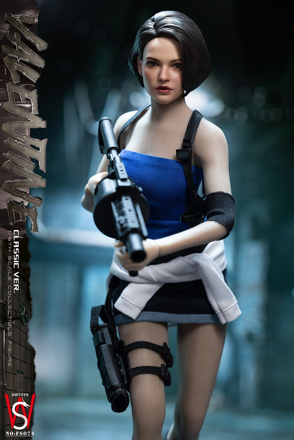 SWTOYS FS074 1/6 Zombie Killer Policewomen Jill Female Action Figure Model Toy