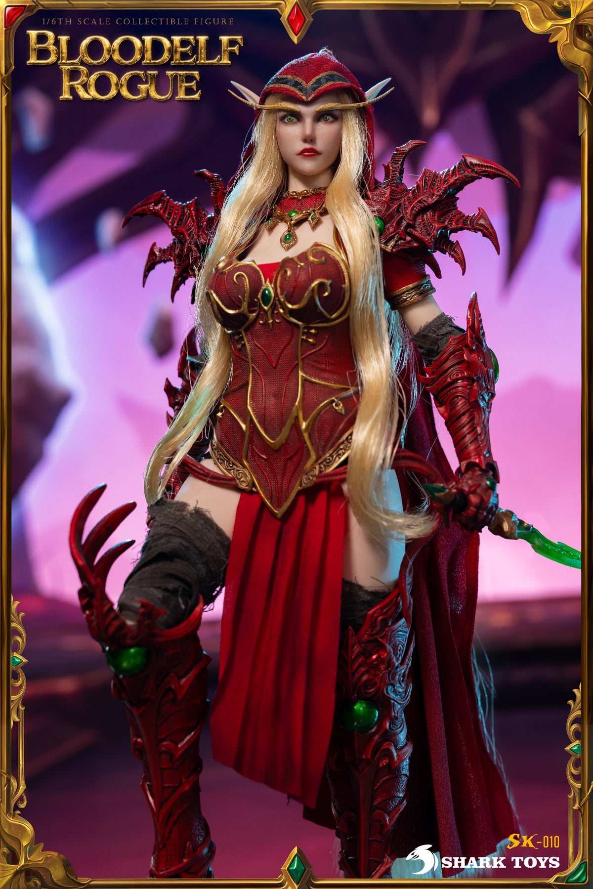 SHARK TOYS SK-010 1/6 Blood Elf Rogue Valeera Female Action Figure Model