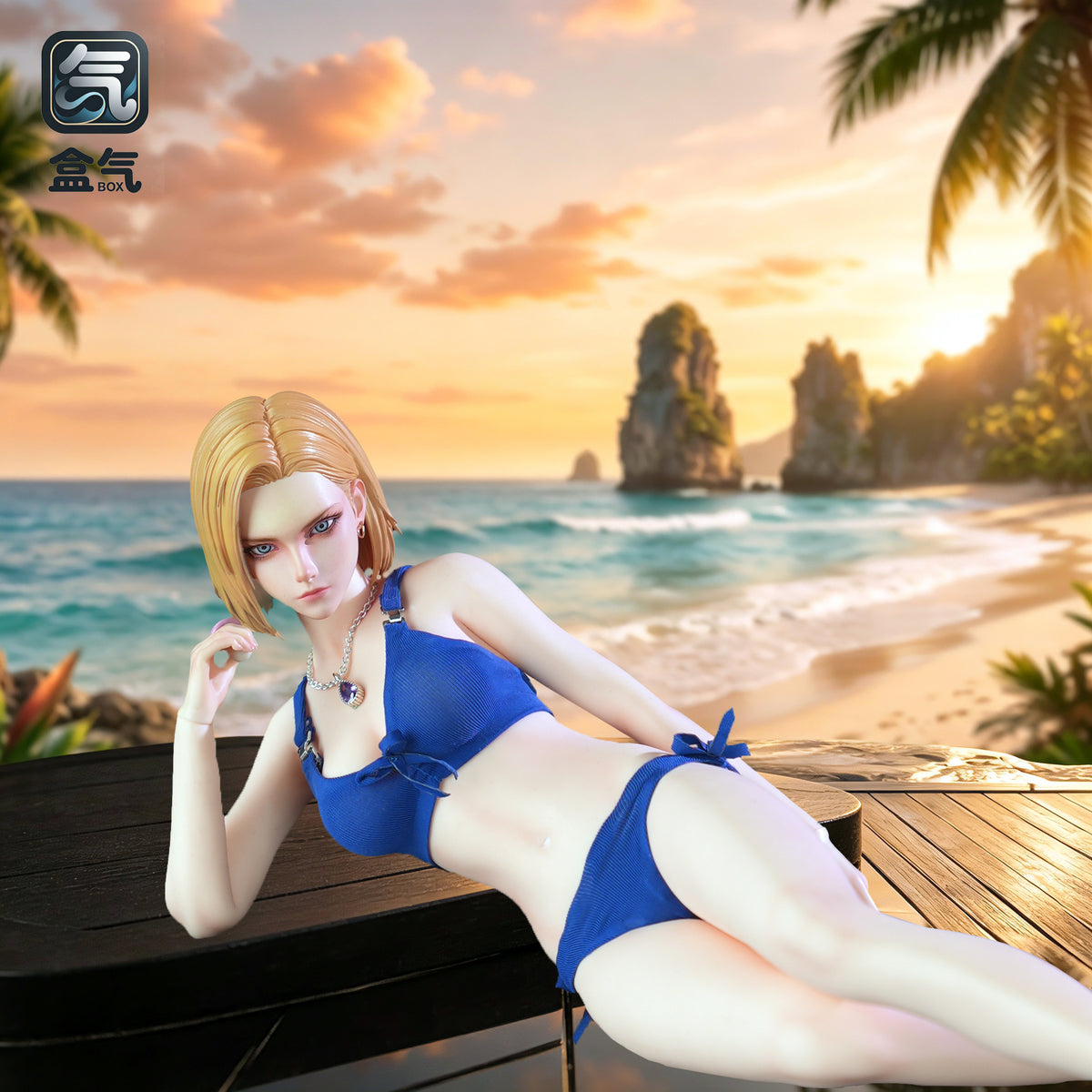 Presale BoxQi Studio HQ03 1/6 Dragon Fighter Ball Android 18 Action Figure Toy