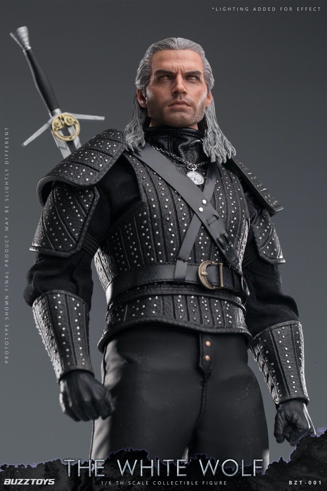 BUZZTOYS BUZ001 1/6 The Witcher The White Wolf Geralt Henry 12" Action Figure