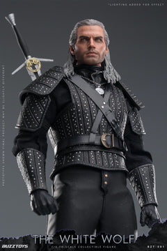 BUZZTOYS BUZ001 1/6 The Witcher The White Wolf Geralt Henry 12" Action Figure