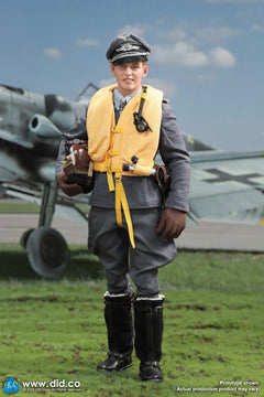 DID D80190 1/6 WWII German Luftwaffe Ace Pilot Erich Hartmann Action Figure Toy