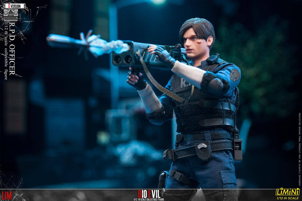 LIMTOYS 1/12 Zombie Killer RPD Officer Leon Male Action Figure Model Toy S Ver.