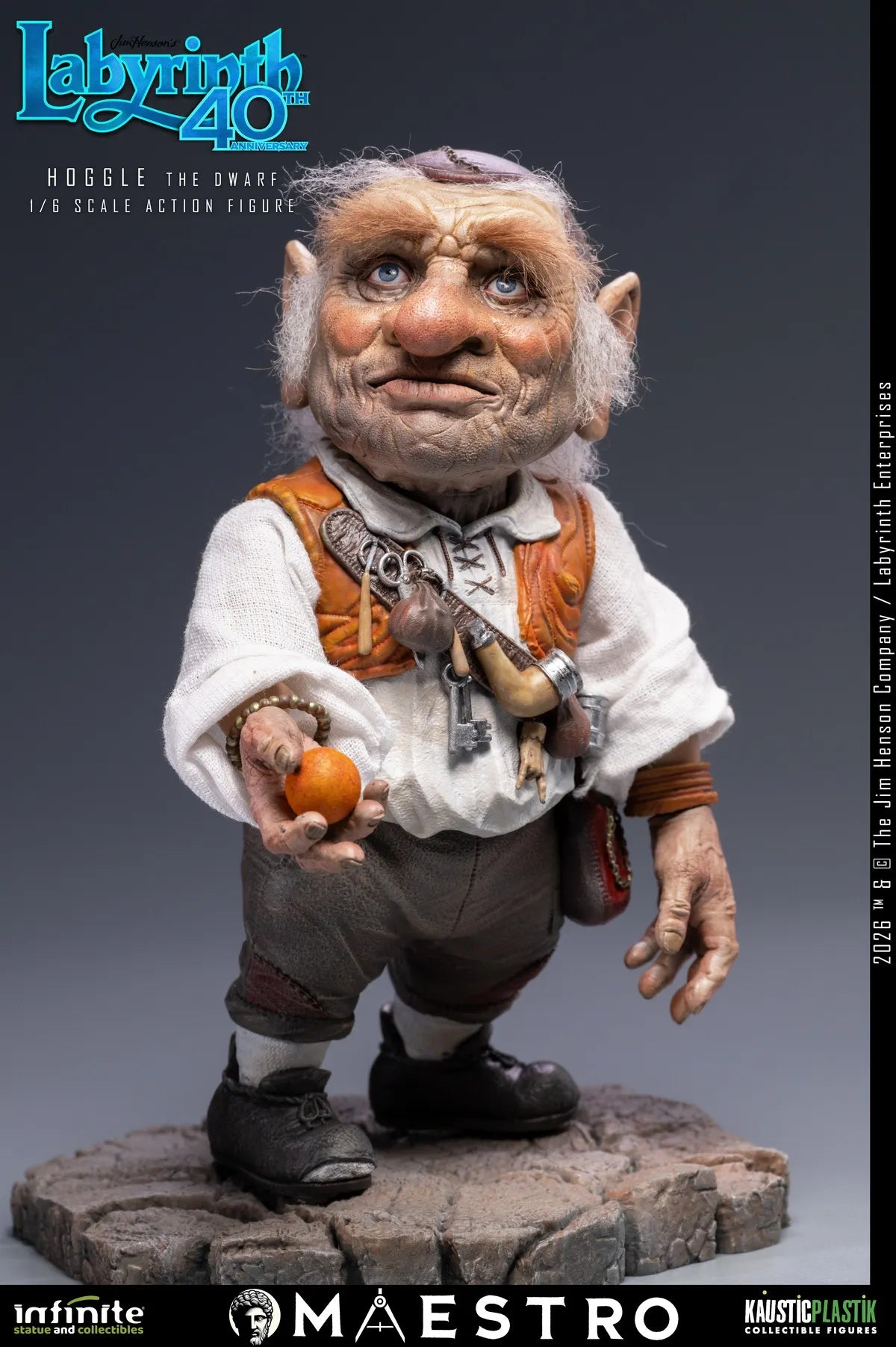 Presale Infinite 1/6 Labyrinth Jareth Hoggle The Dwarf Collectible Action Figure