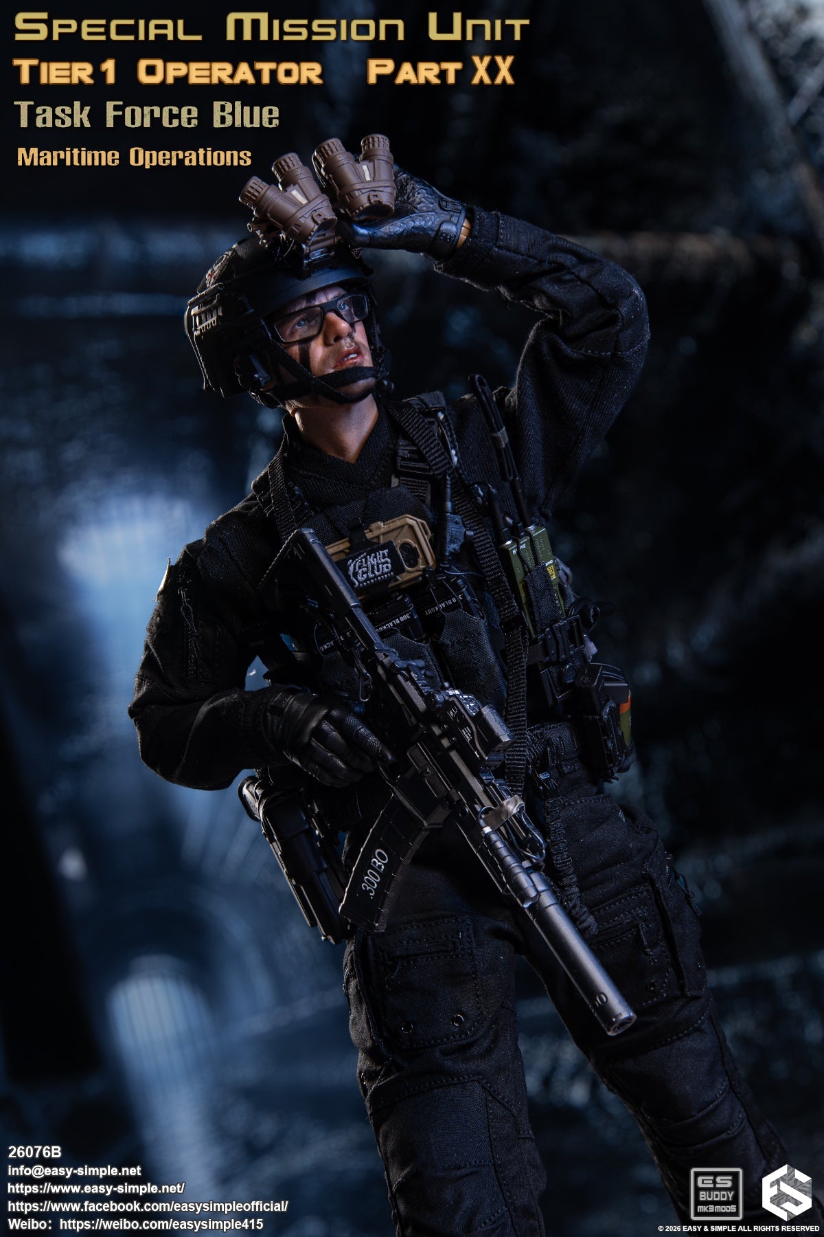 Presale Easy&Simple 26076B 1/6 Special Mission Unit Tier1 Operator Action Figure