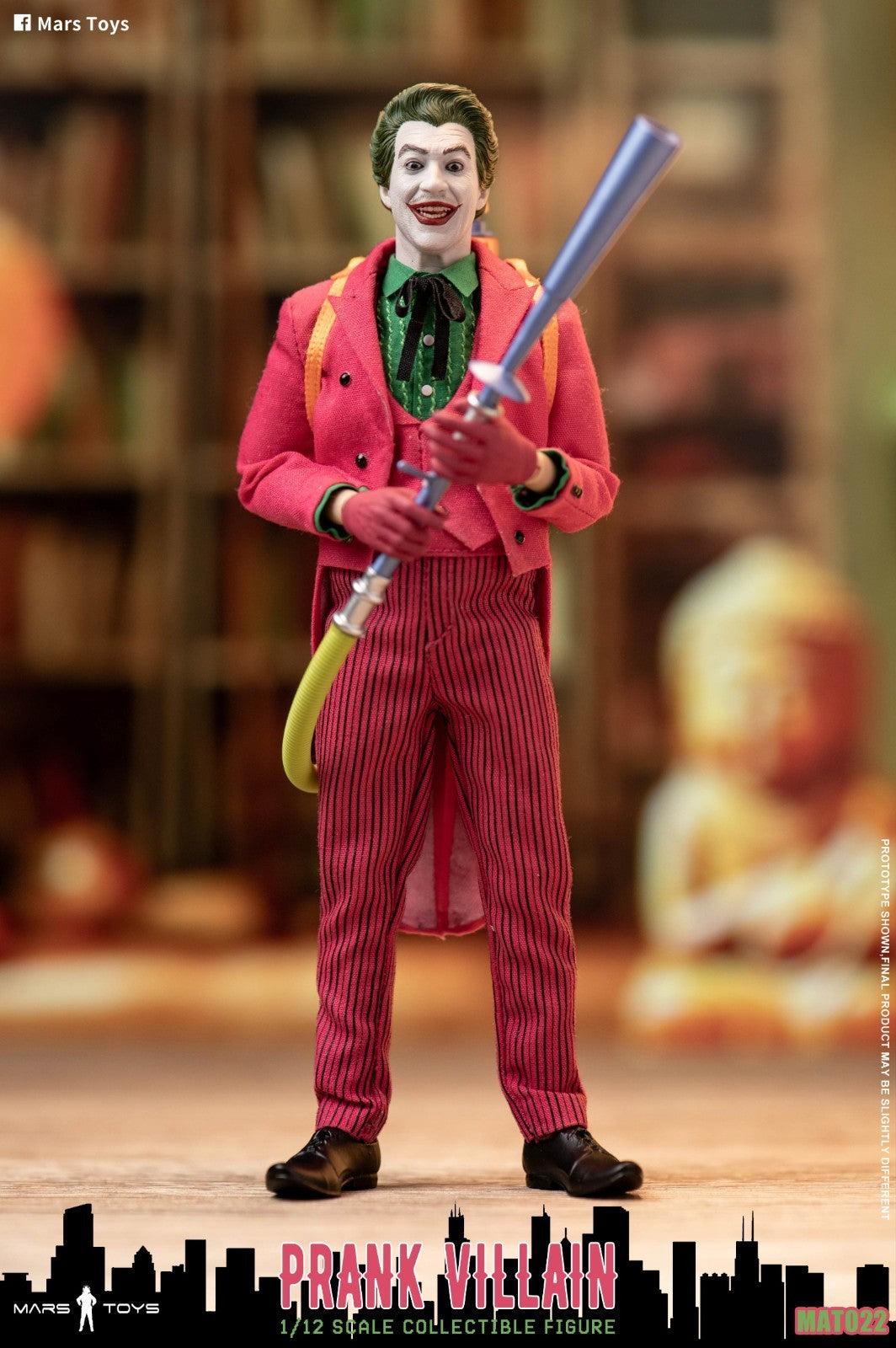 Mars Toys MAT022 1/12 Prank Villain Joker Collectible Male Action Figure Model