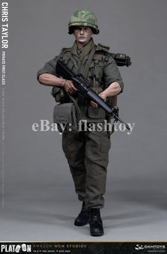 Presale DAMTOYS DMS046 1/6 Platoon Chris Taylor 12" Male Action Figure Model Toy