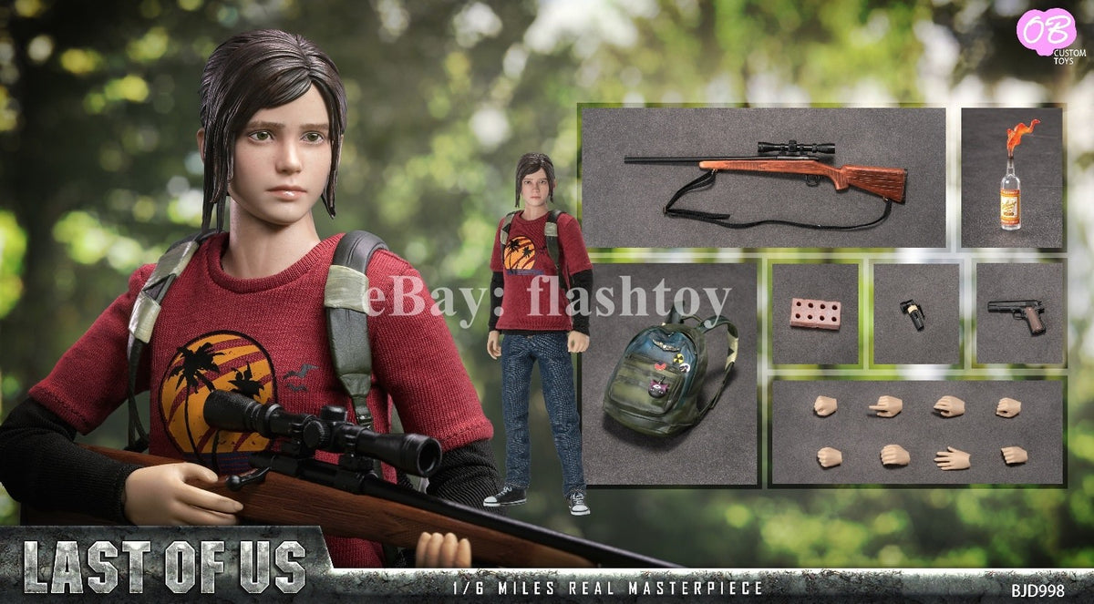 Presale OB CUSTOM TOYS BJB998 1/6 The Last Survivor Ellie Action Figure Model