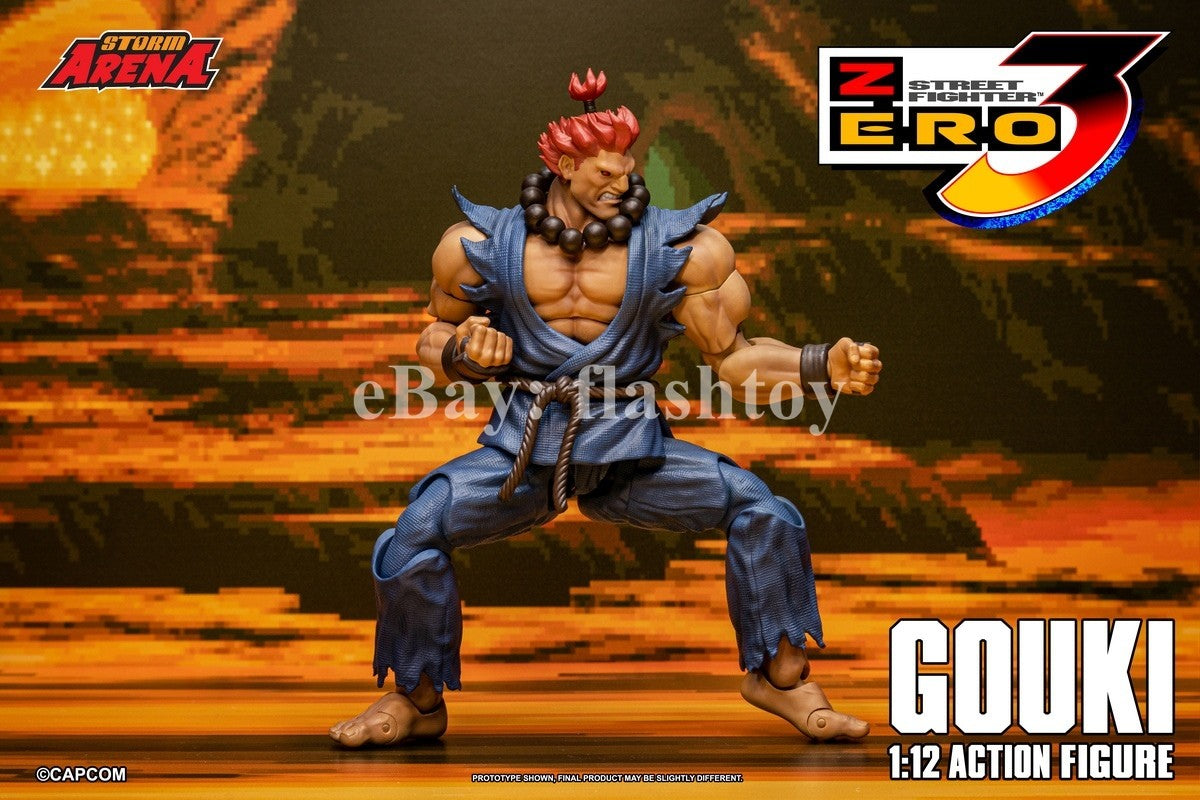 Presale STORM ARENA SFSA07 1/12 Street Fighter Zero 3 Gouki Action Figure Model
