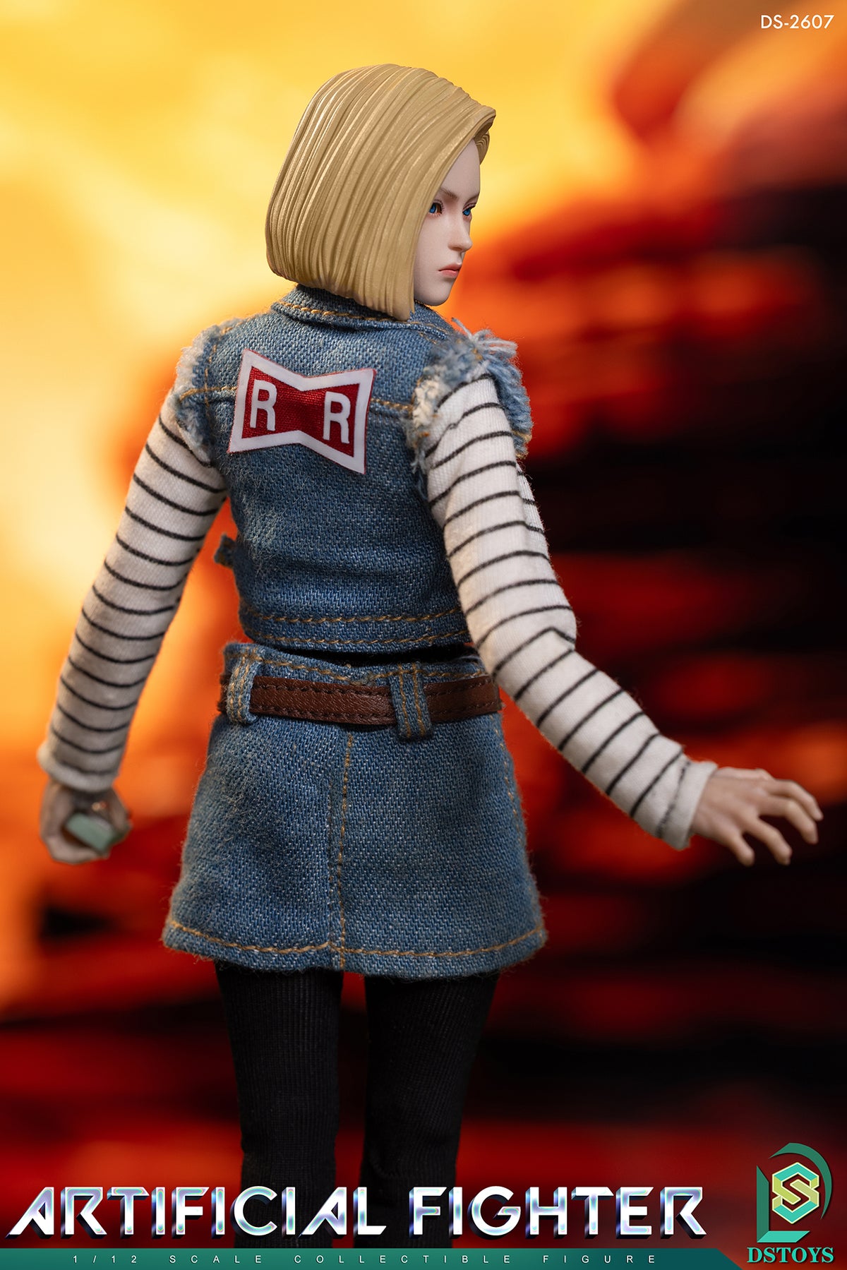 Presale DSTOYS DS-2607 1/12 Dragon Fighter Ball Android 18 Female Action Figure