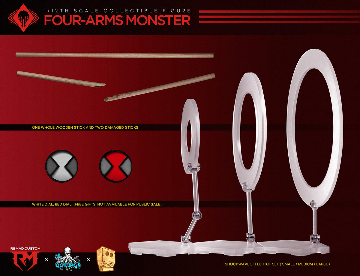 Presale RemadCustom RM031 1/12 The Ben Four Arms Monster Alien 10 Action Figure