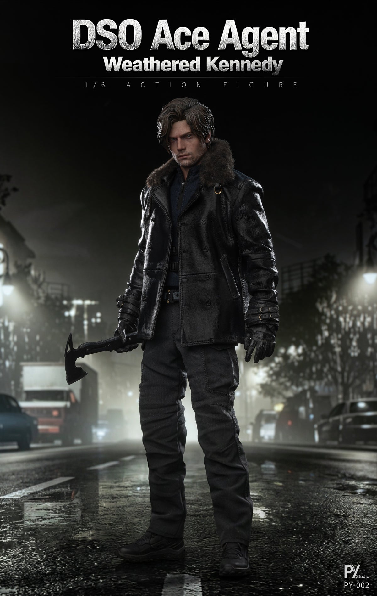 Presale PY Studio PY002 1/6 Resident Zombie Evil Crisis Agent Leon Action Figure