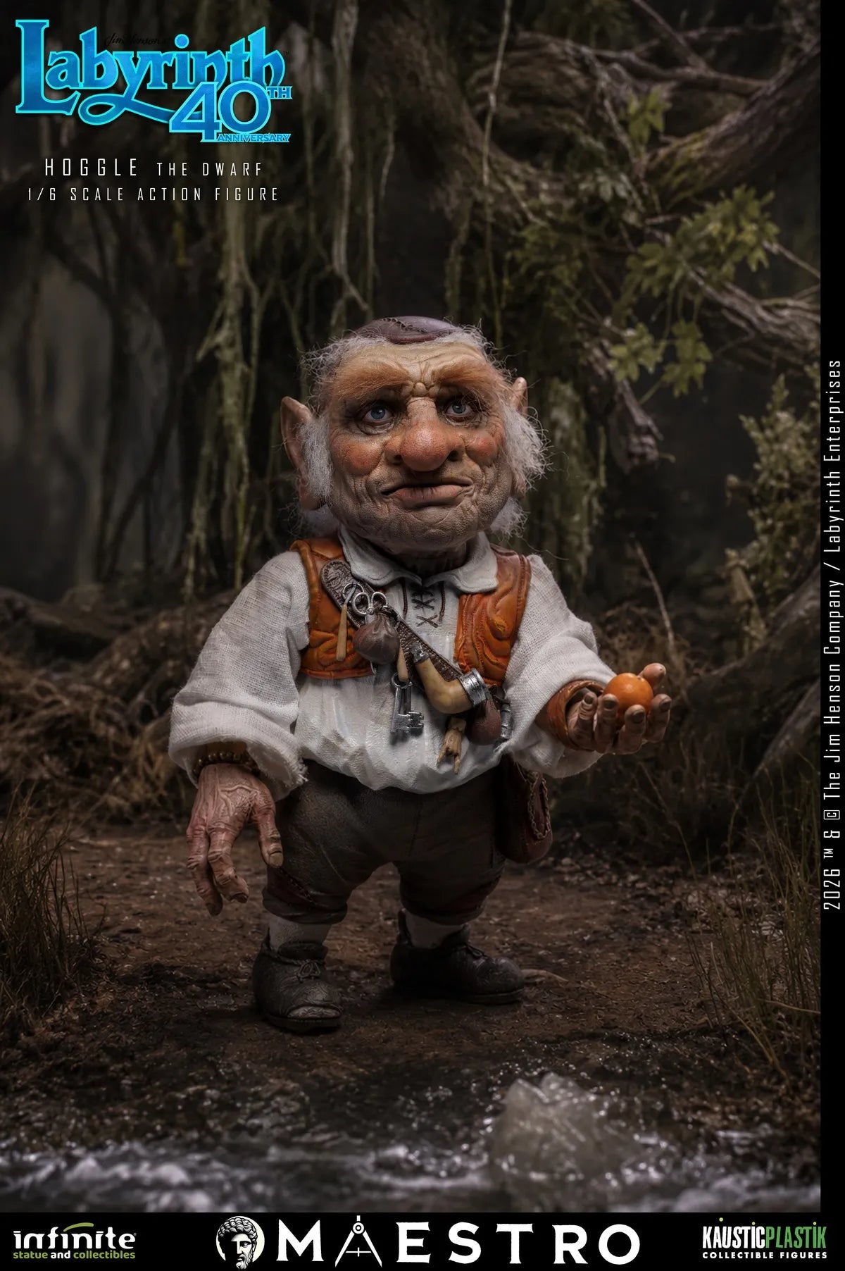 Presale Infinite 1/6 Labyrinth Jareth Hoggle The Dwarf Collectible Action Figure
