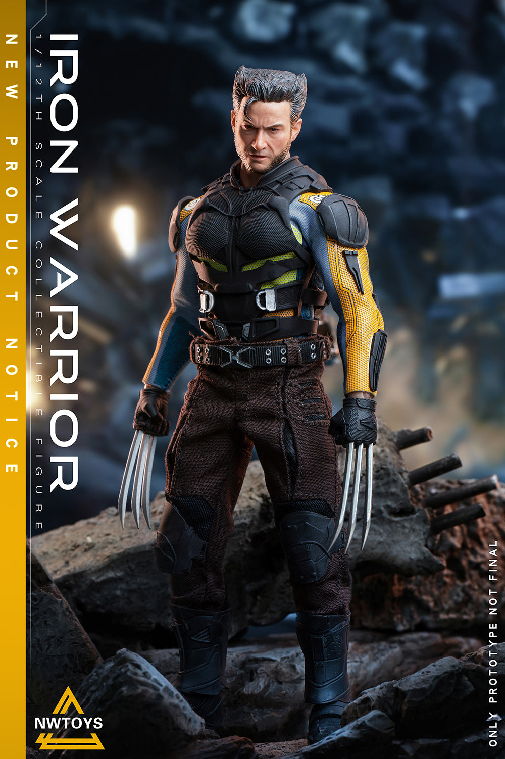 Nwtoys 1/12 Iron Warrior Logan Collectible Male Action Figure Model Toy