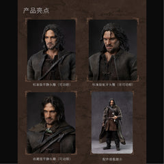 Presale YUANYE 1/12 The Lord of the Rings Aragorn II Action Figure Standard Ver.