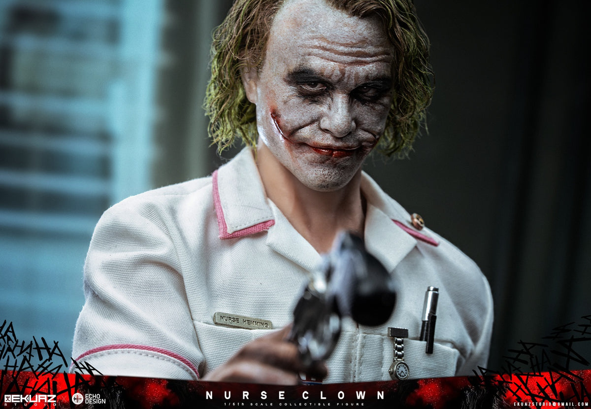 Presale EKUAZ STUDIO EKS014 1/6 Bat Man Nurse Clown The Joker Action Figure