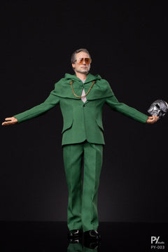Presale PY STUDIO PY-003 1/6 Green Robed Masked Stranger Action Figure Model Toy
