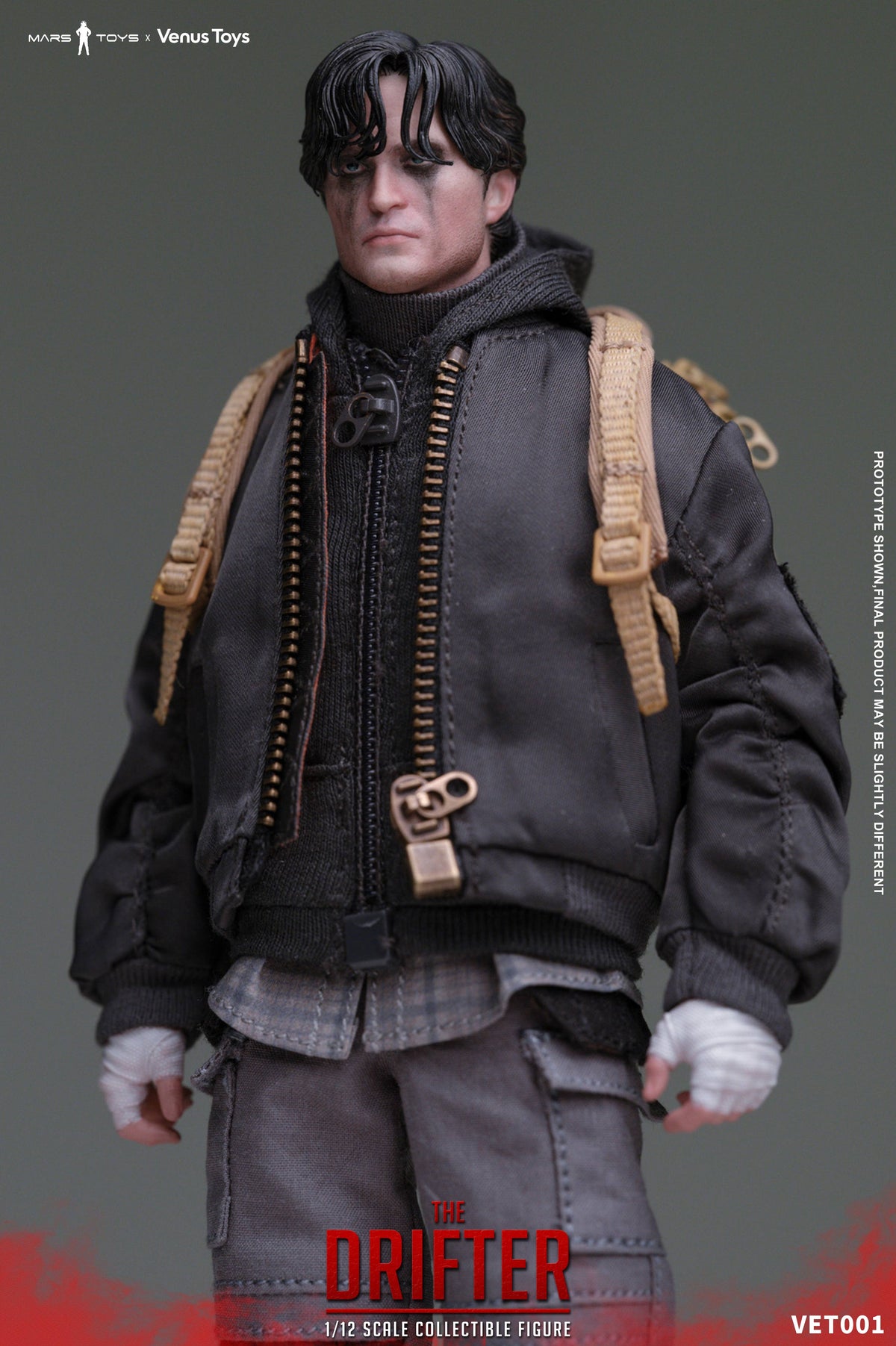 Venus Toys x Mars Toys VET001 1/12 Bat Man Bruce Male Action Figure Deluxe Ver.