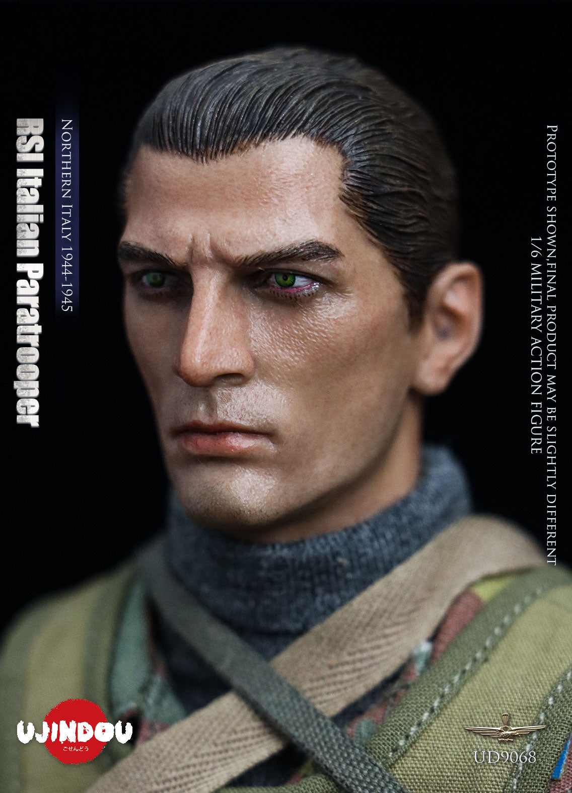 Presale UJINDOU UD9068 1/6 RSI Italian Paratrooper Northern Italy Action Figure
