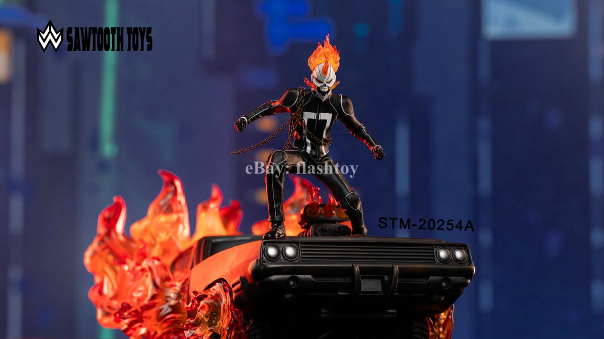 Presale Sawtooth STM-20254C 1/12 Inflamed Head Knight Male Action Figure Deluxe