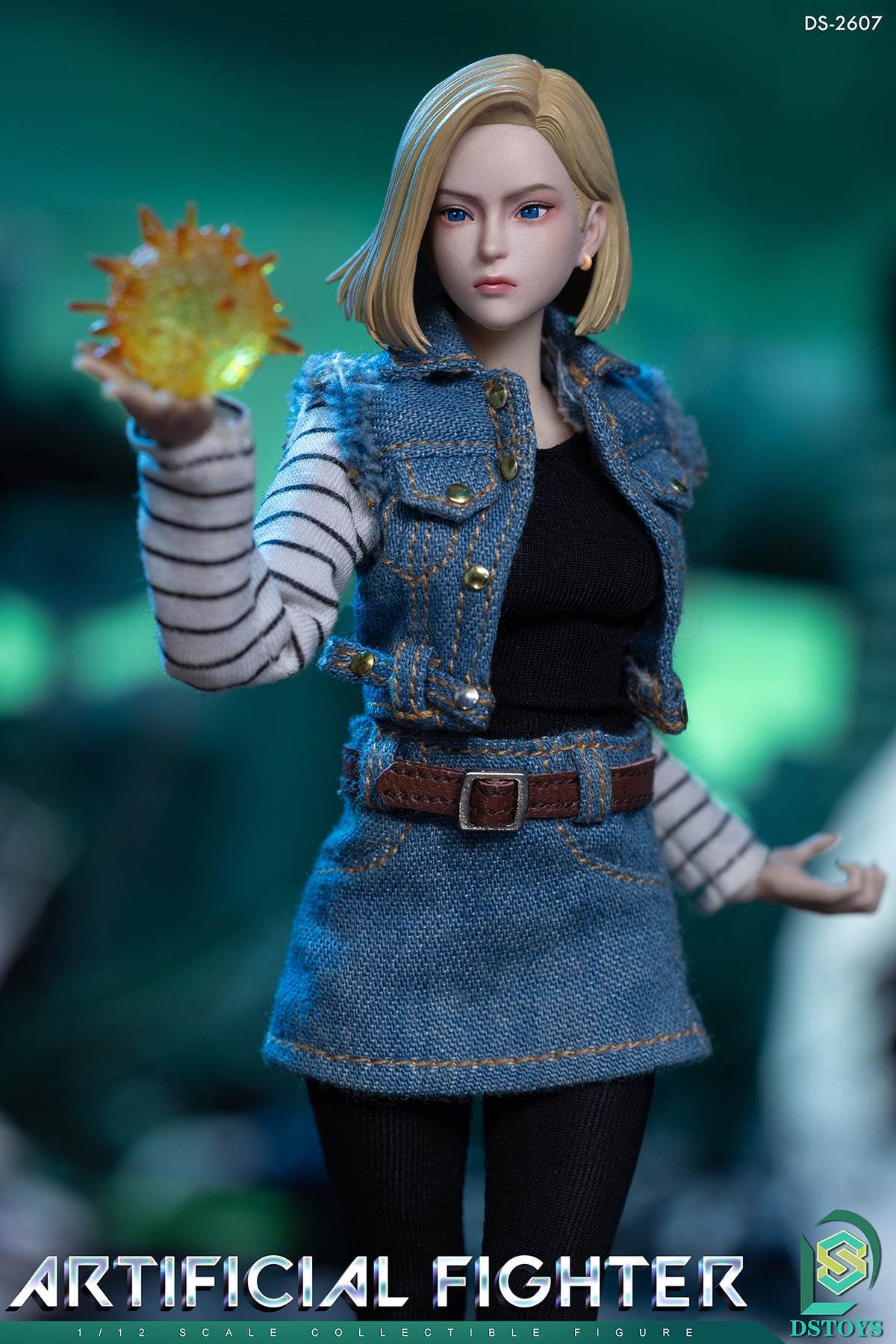 Presale DSTOYS DS-2607 1/12 Dragon Fighter Ball Android 18 Female Action Figure